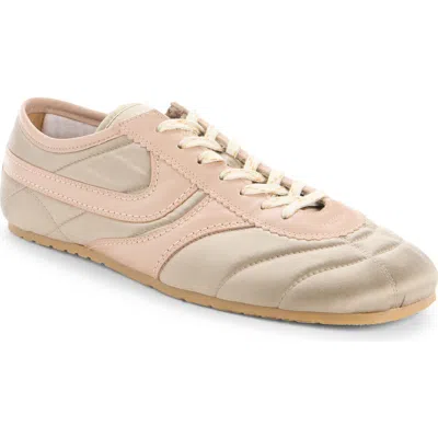 Dries Van Noten Slim Satin Sneaker In 802 Grey