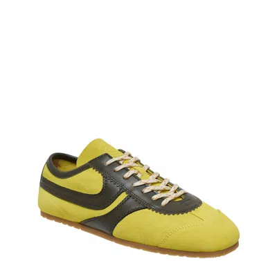 Dries Van Noten Suede Sneakers Low Profile Rubber Sole In Multi