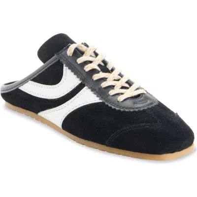 Dries Van Noten Slim Sneaker Mule In Black