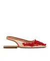 Dries Van Noten Mesh Ballerinas Embellished Design Flat Sole Pointed Toe