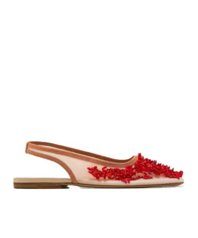 DRIES VAN NOTEN DRIES VAN NOTEN EMBELLISHED SLING-BACK BALLERINAS