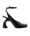 Dries Van Noten Slingback High Heel Sandals In Black