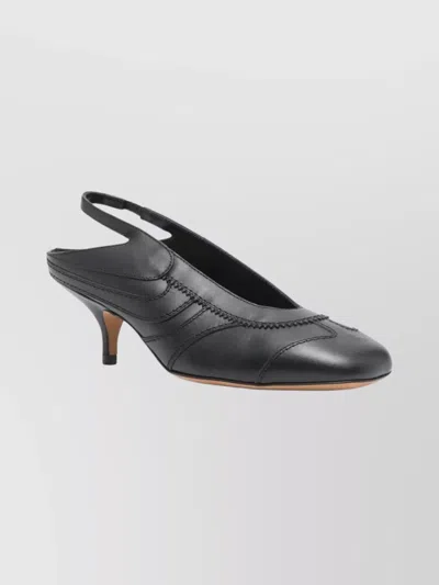 DRIES VAN NOTEN SLINGBACK PUMPS WITH POINTED TOE AND KITTEN HEEL