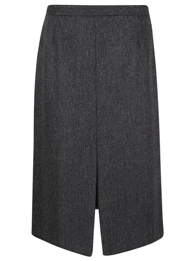 Dries Van Noten 02260-shea 7245 W.w.skirt Clothing In Grey