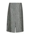 Dries Van Noten Shera Bis Cr 1428 W.w.skirt In Gray