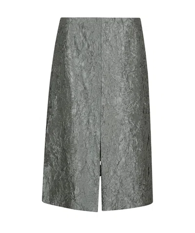 DRIES VAN NOTEN DRIES VAN NOTEN FRONT-SLIT CREASED MINI SKIRT