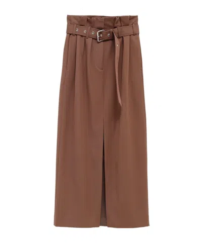 DRIES VAN NOTEN SLIT SKIRT
