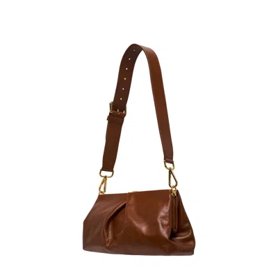 Dries Van Noten Small Pleat Clutch With Detachable Strap