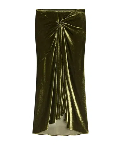 Dries Van Noten Smila Skirt In Brown