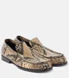 Dries Van Noten Loafers Aus Leder In Beige