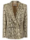 Dries Van Noten 1417 W.w. Jacket In Neutral