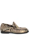 Dries Van Noten Loafers Aus Leder In Neutrals