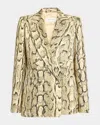 Dries Van Noten 1417 W.w. Jacket In Neutral