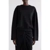 Dries Van Noten Snap Sleeve Sweatshirt In Black