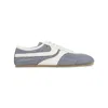 Dries Van Noten Low-profile Blue Sneakers With Contrasting Side Stripes In Blue