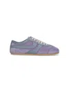 Dries Van Noten Low-profile Sneakers With Suede And Leather Accents In Purple