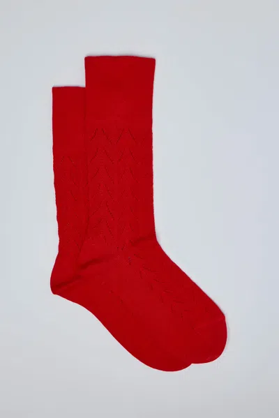 Dries Van Noten Sock M.k. In Red