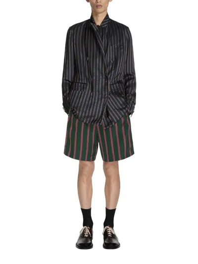 Dries Van Noten Soft Cupro Blazer In Blue