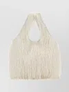 Dries Van Noten Fringed Tote Bag Featuring Unique Design In White
