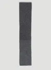Dries Van Noten Men Soft Knit Scarf In Grey