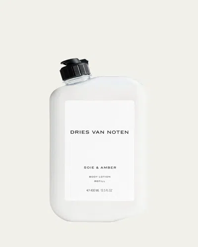 Dries Van Noten Soie & Amber Body Lotion Refill, 13.5 Oz. In Transparent