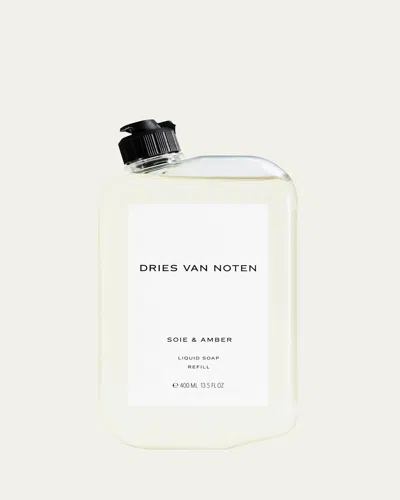 Dries Van Noten Soie & Amber Liquid Soap Refill, 13.5 Oz. In Transparent