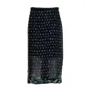 Dries Van Noten Sokna Emb 2031 W. W. Skirt In Black
