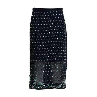 DRIES VAN NOTEN SOKNA EMB 2031 W. W. SKIRT
