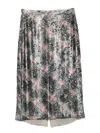 Dries Van Noten Mid-length Skirt Sequin Detail In Blue