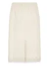 Dries Van Noten Women Sokna Midi Skirt In White