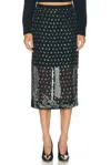 Dries Van Noten Sokna Skirt In Black