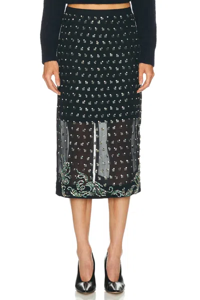 Dries Van Noten Sokna Skirt In Black