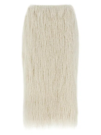 DRIES VAN NOTEN SOKNA SKIRTS WHITE