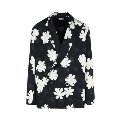 Pre-owned Dries Van Noten Sparse Flower Print Shirt 'black' | Men's Size M