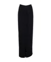 Dries Van Noten Midi Skirt In Black
