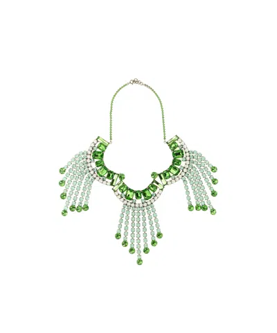 Dries Van Noten Spring-clasp Necklace In Green