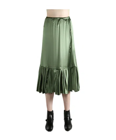 Dries Van Noten Sprity Skirt In Green