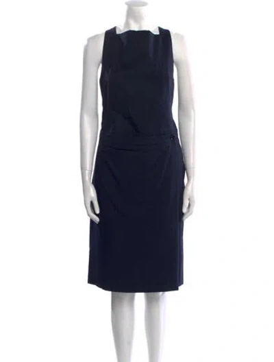 Pre-owned Dries Van Noten Square Neckline Romper In Blue