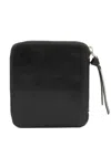 Dries Van Noten Square Zip Wallet In Black