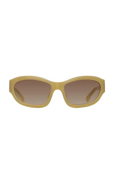 Dries Van Noten Square-framed Acetate Sunglasses In Brown