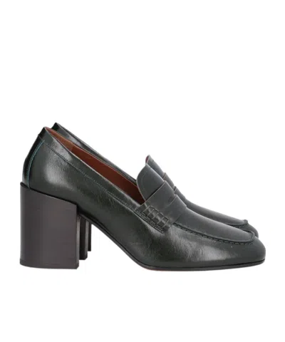 Dries Van Noten Square-toe High Heels In Gray