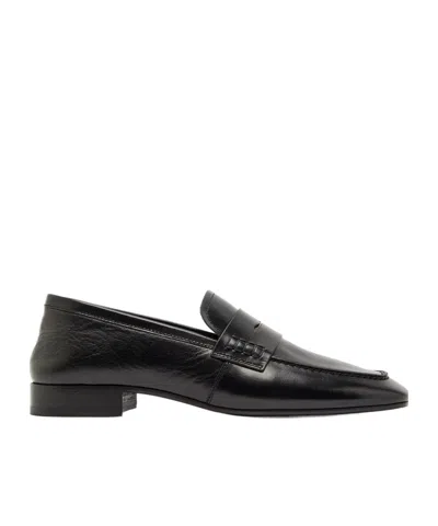 Dries Van Noten Square-toe Leather Loafers In Multi