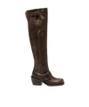 Dries Van Noten Square-toe Tall Boots In Multi