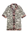 Dries Van Noten Short-sleeve Abstract Pattern Shirt With Camp Collar In Multi