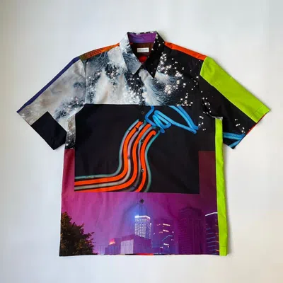 Pre-owned Dries Van Noten S/s 20 Yoshirotten Collage Print Shirt In Multicolor