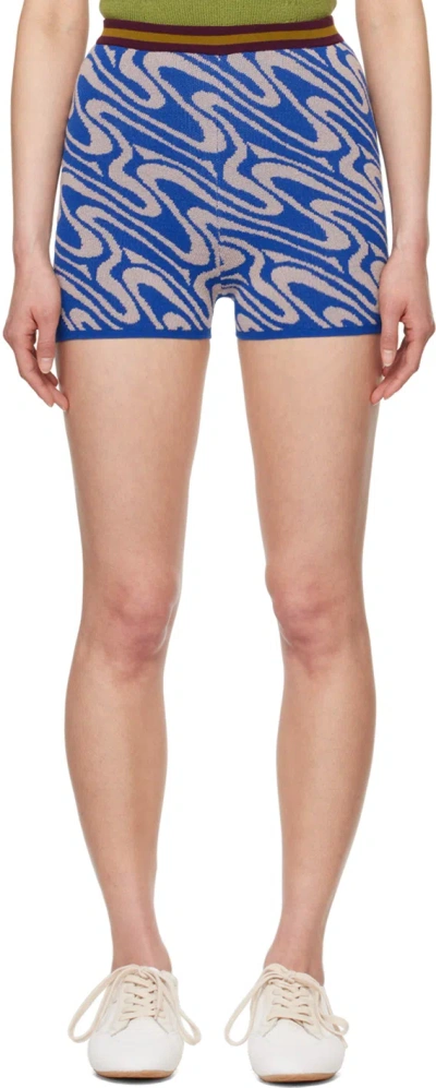 Dries Van Noten Ssense Exclusive Blue Shorts In 512 King Blue