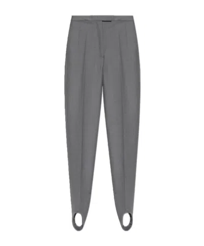 Dries Van Noten Stirrup Casual Pants In Gray