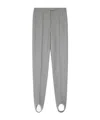 Dries Van Noten Stirrup Design Casual Pants In Gray