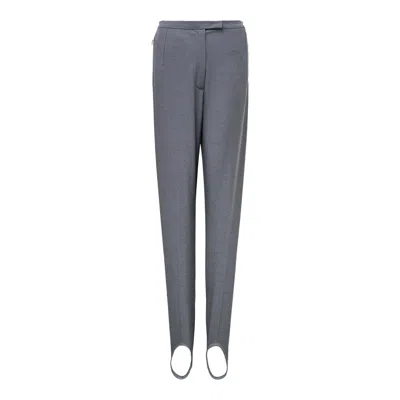 Dries Van Noten Stirrup Pants In Gray