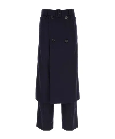Dries Van Noten Stitched Casual Pants In Black